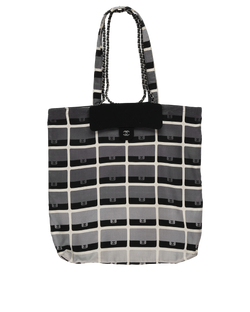 Foldable Shopping Tote, Fabric, Black/Grey, 31580756 (2021), B/DB/AC, 2*